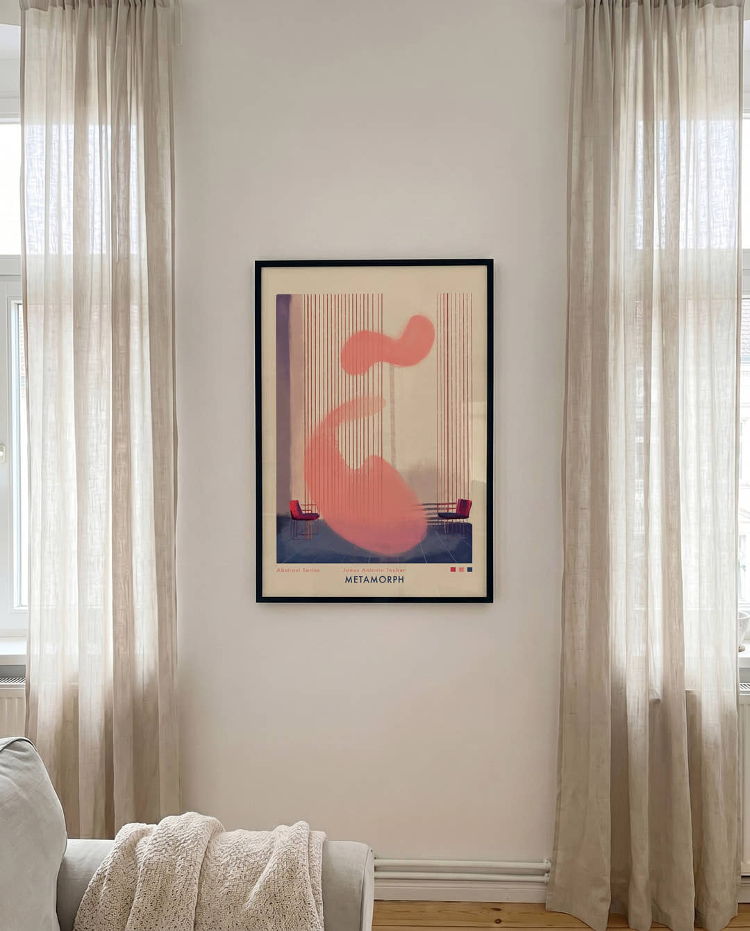 Metamorph | Modernes Abstrakt-Poster