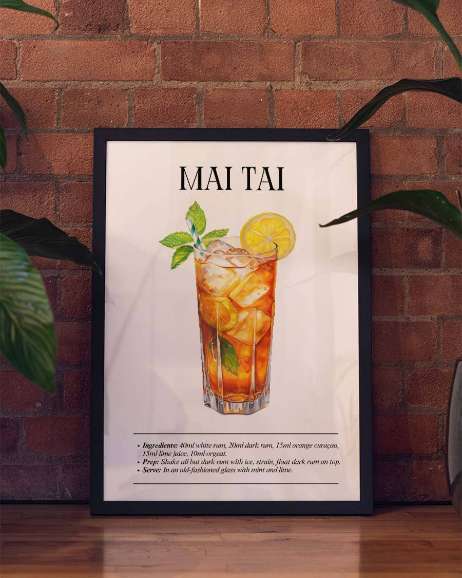 Mai Tai Cocktail Poster – Mai Tai Cocktail