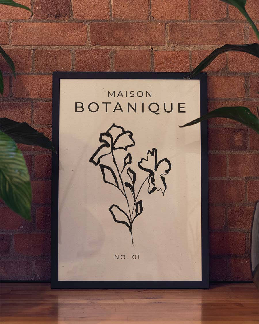 Botanisches Vintage Poster – Maison Botanique No01