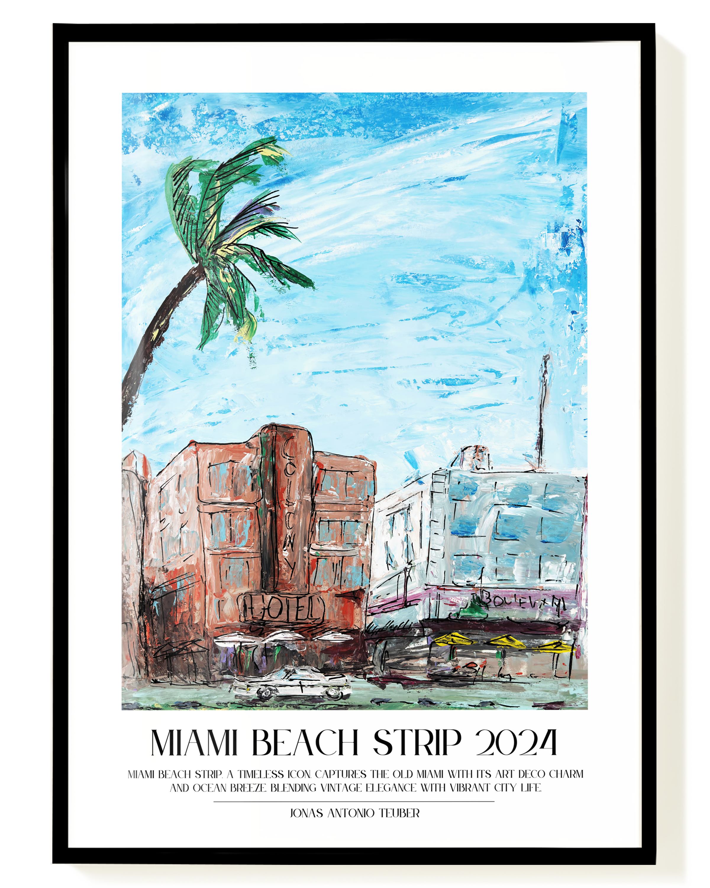 Miami Beach | Stadt Art Poster – Wallera®
