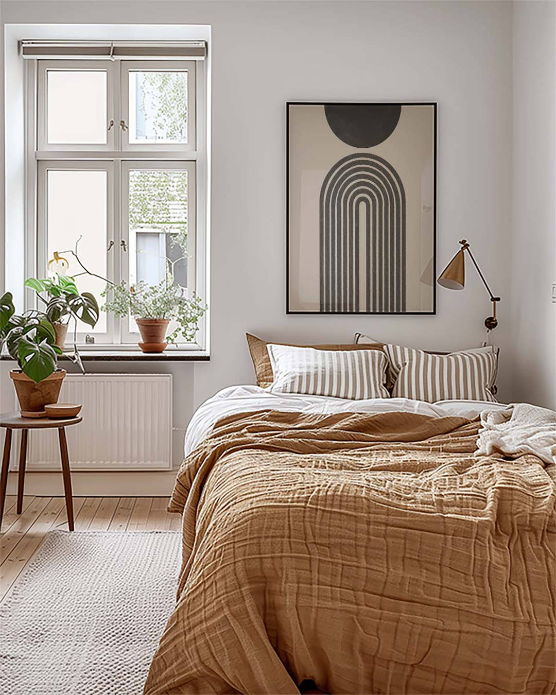 Minimal Bogen Linien Poster – Minimal Arch Lines
