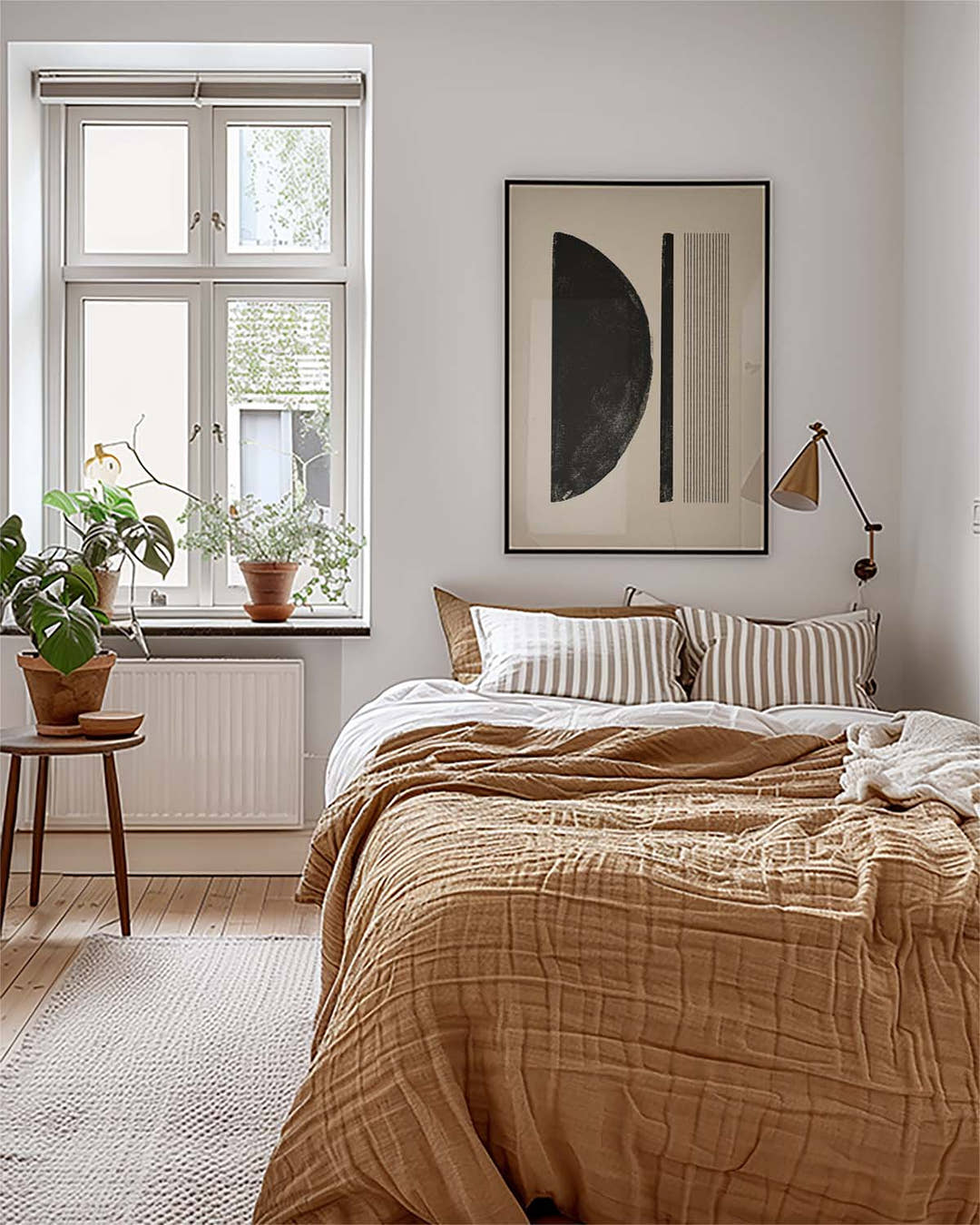 Minimal Schwarzer Halbkreis Poster – Minimal Black Semi Circle