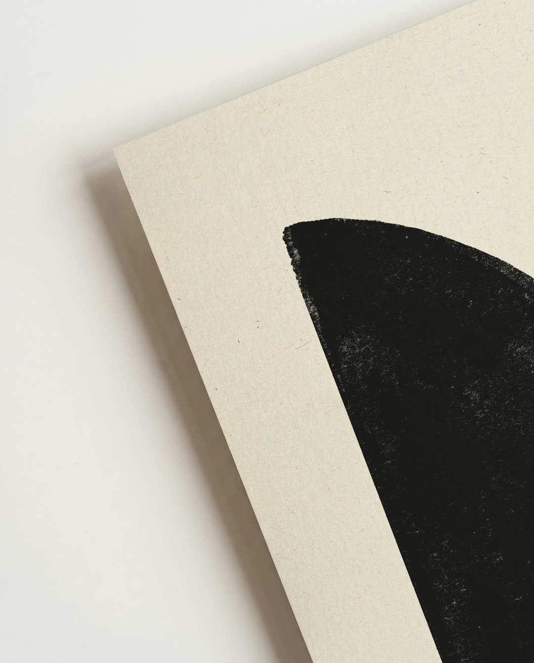 Minimal Schwarzer Halbkreis Poster – Minimal Black Semi Circle