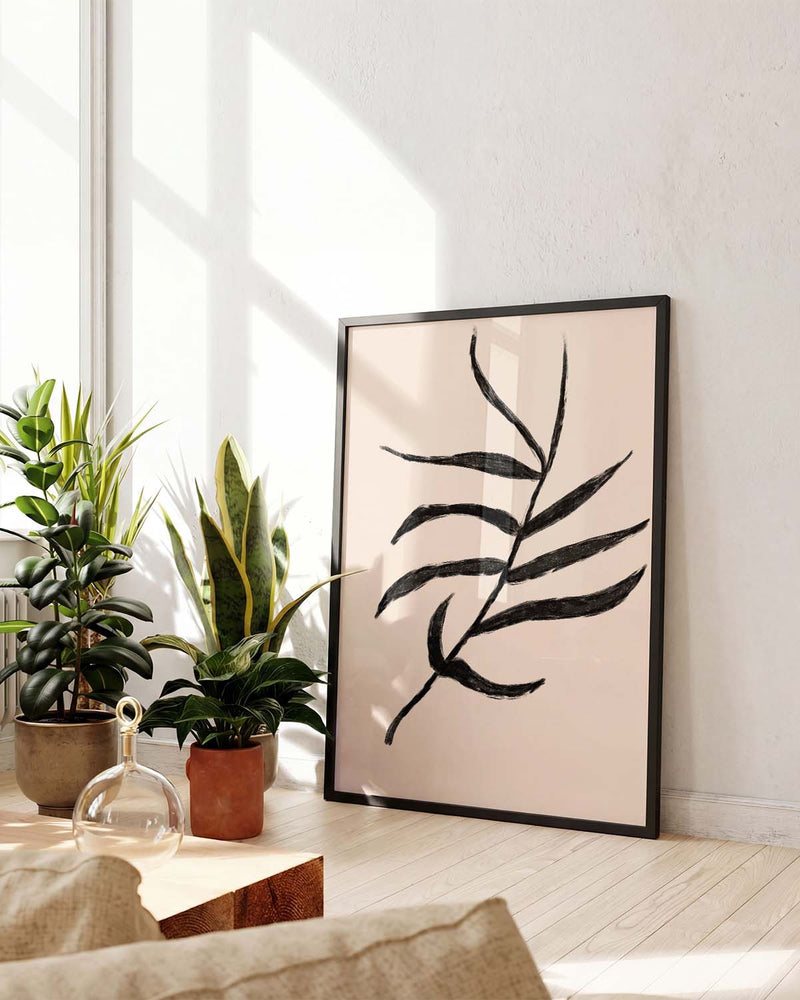 Minimal Botanischer Zweig Poster – Minimal Botanic Branch