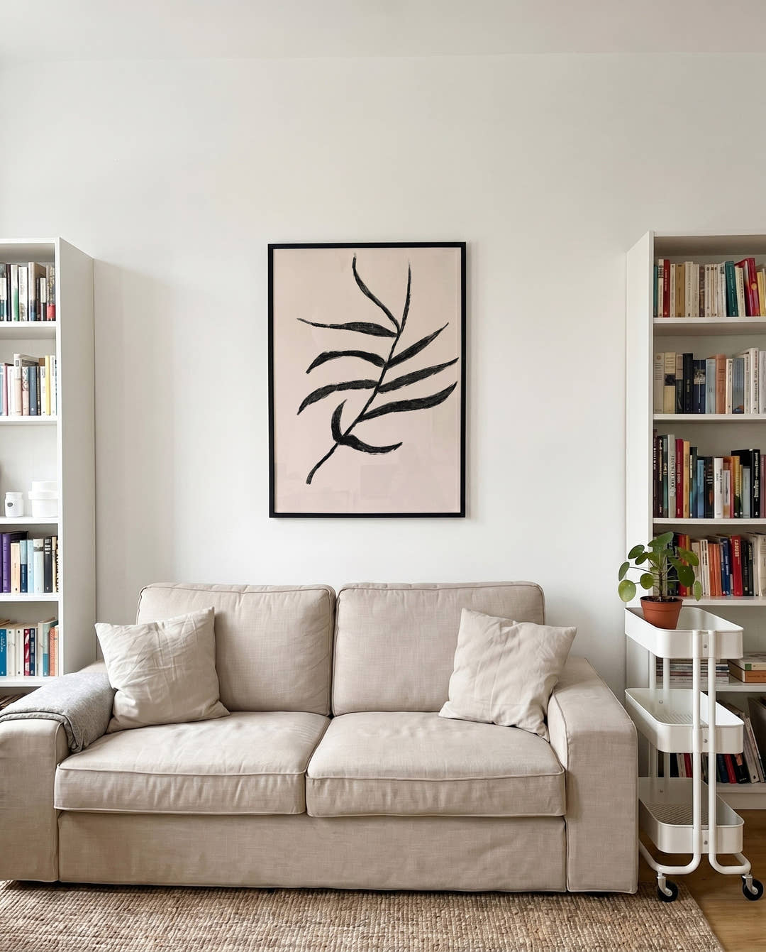 Minimal Botanischer Zweig Poster – Minimal Botanic Branch