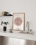 Botanisches Kreis Poster – Minimal Botanic Circle