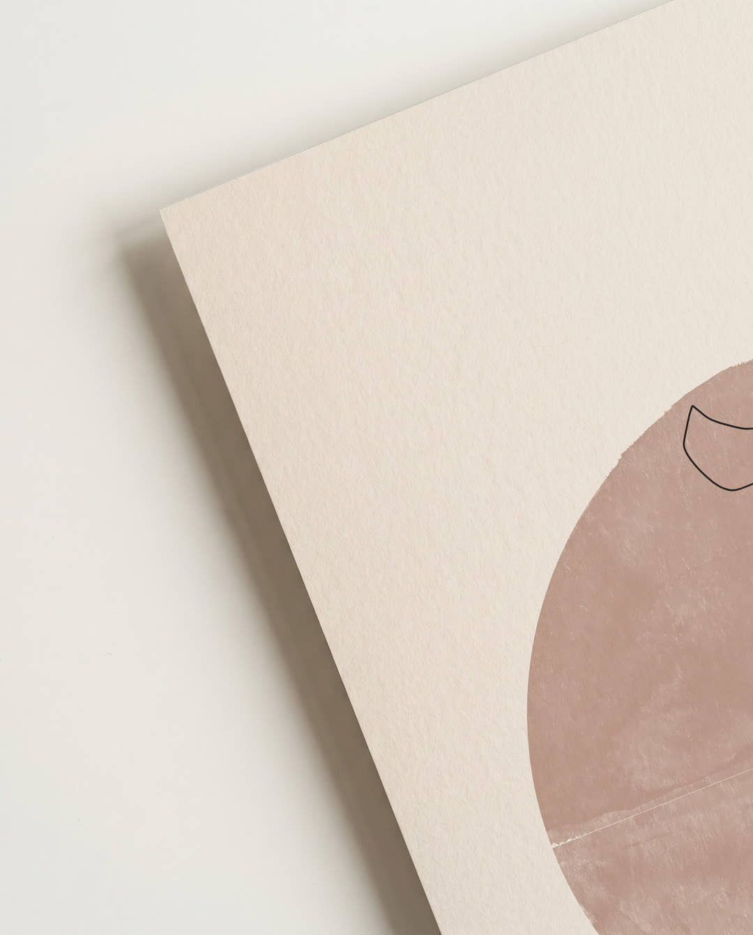 Botanisches Kreis Poster – Minimal Botanic Circle