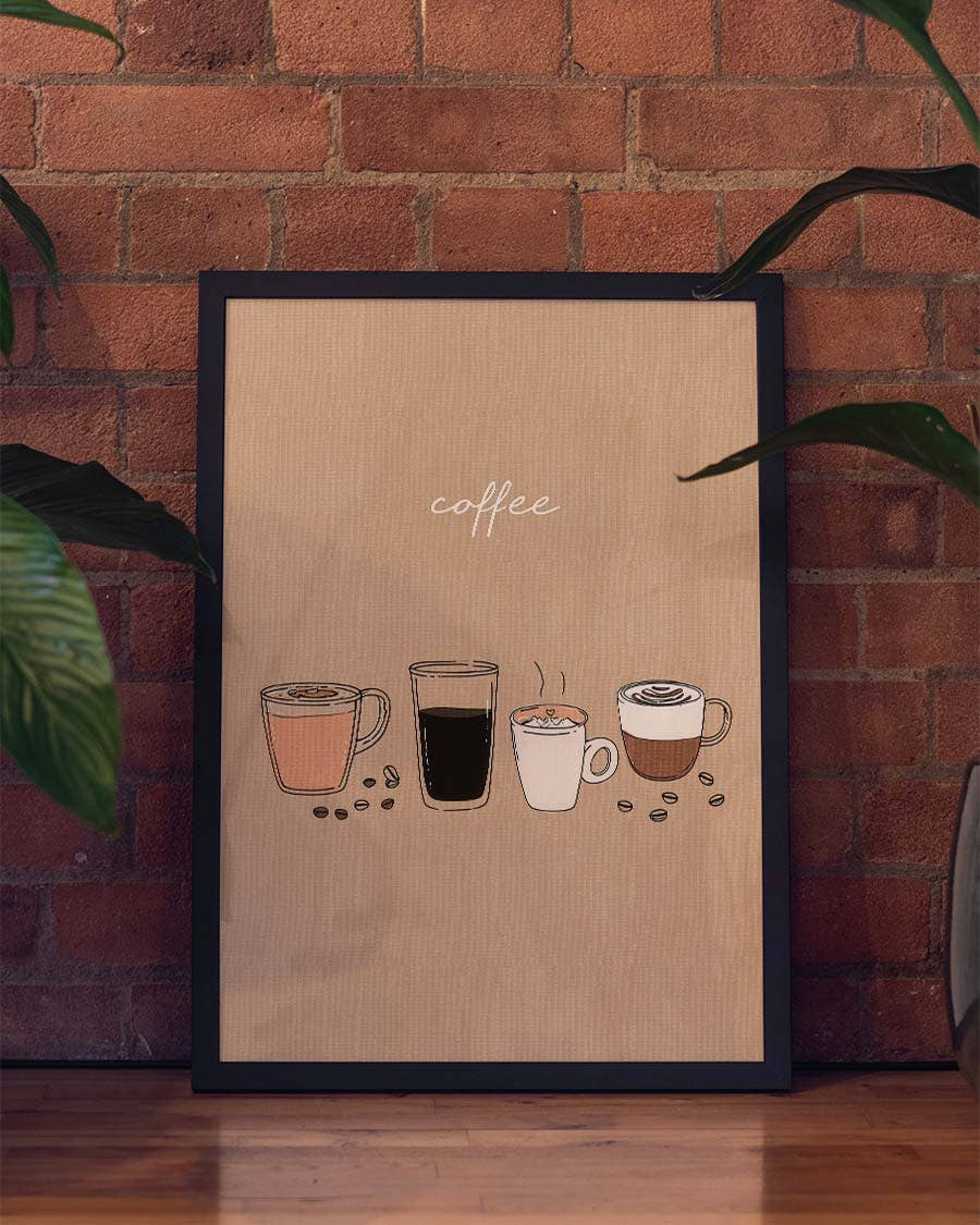 Minimal Coffee Set Poster – Minimal Coffee Set