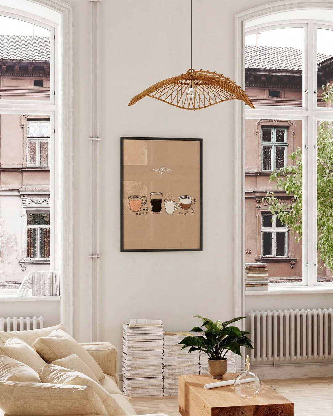 Minimal Coffee Set Poster – Minimal Coffee Set
