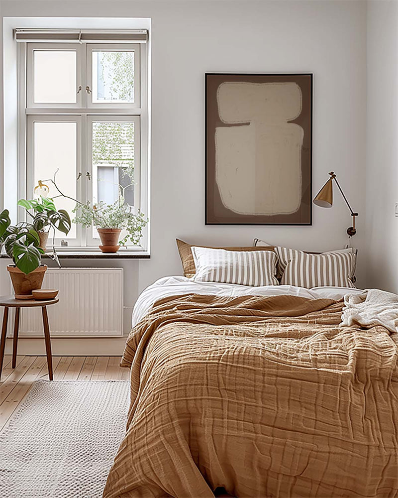 Minimal Creme Block Poster – Minimal Cream Block