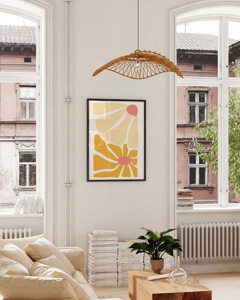 Minimal Flower Composition Poster – Minimal Flower Composition