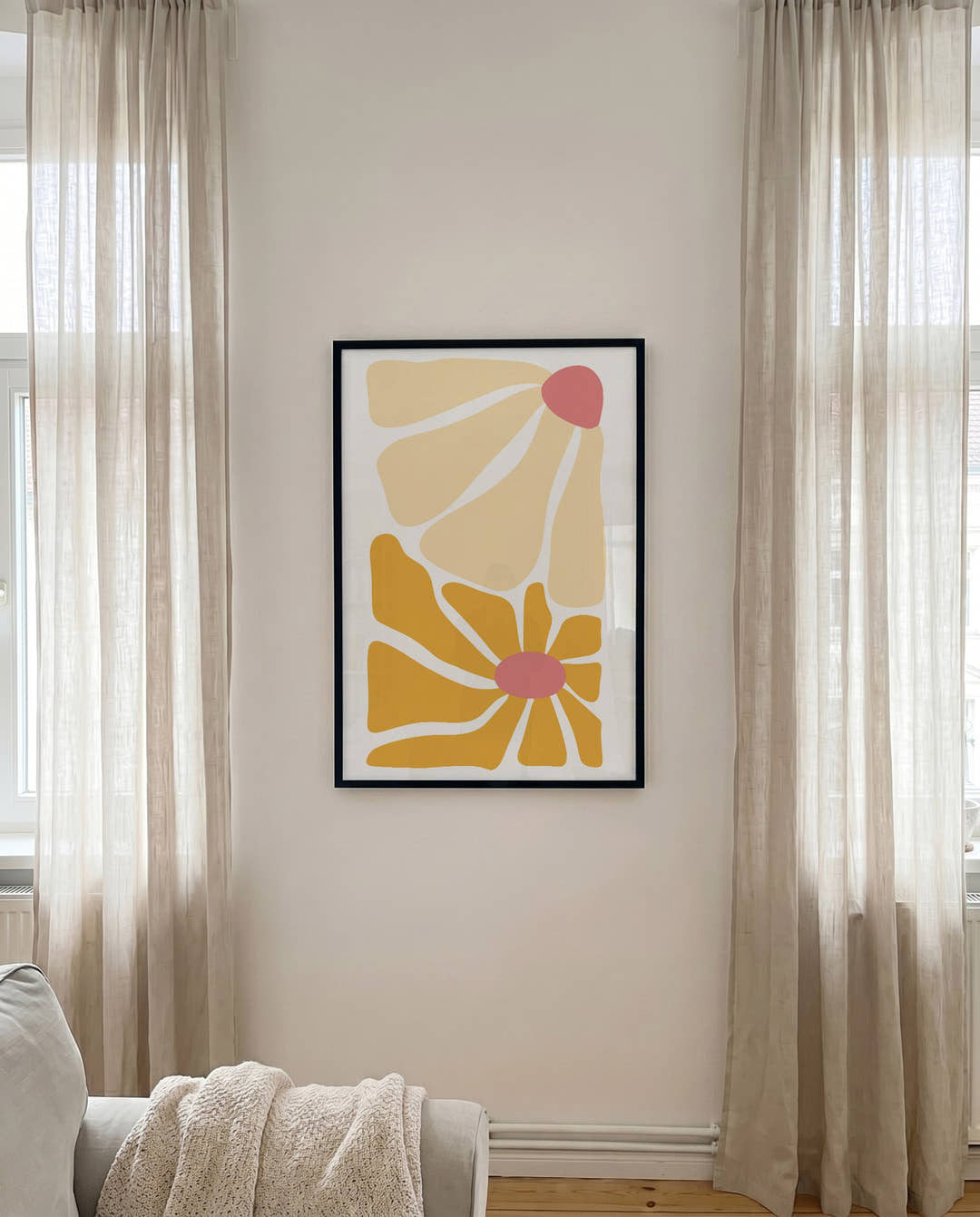 Minimal Flower Composition Poster – Minimal Flower Composition