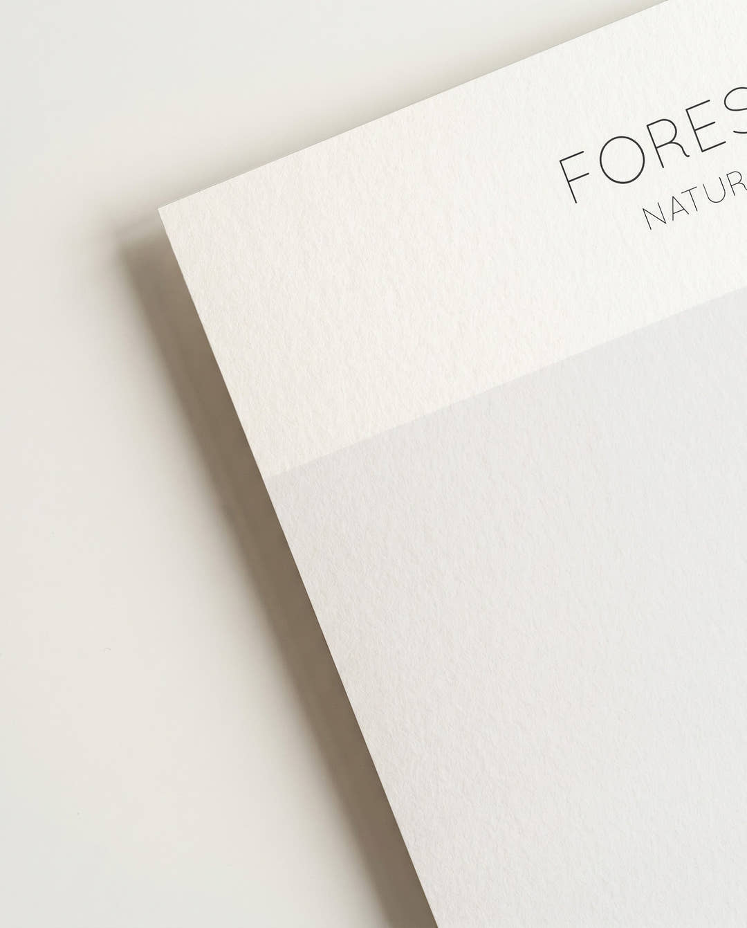 Minimalistisches Wald Landschaft Poster – Minimal Forest Landscape