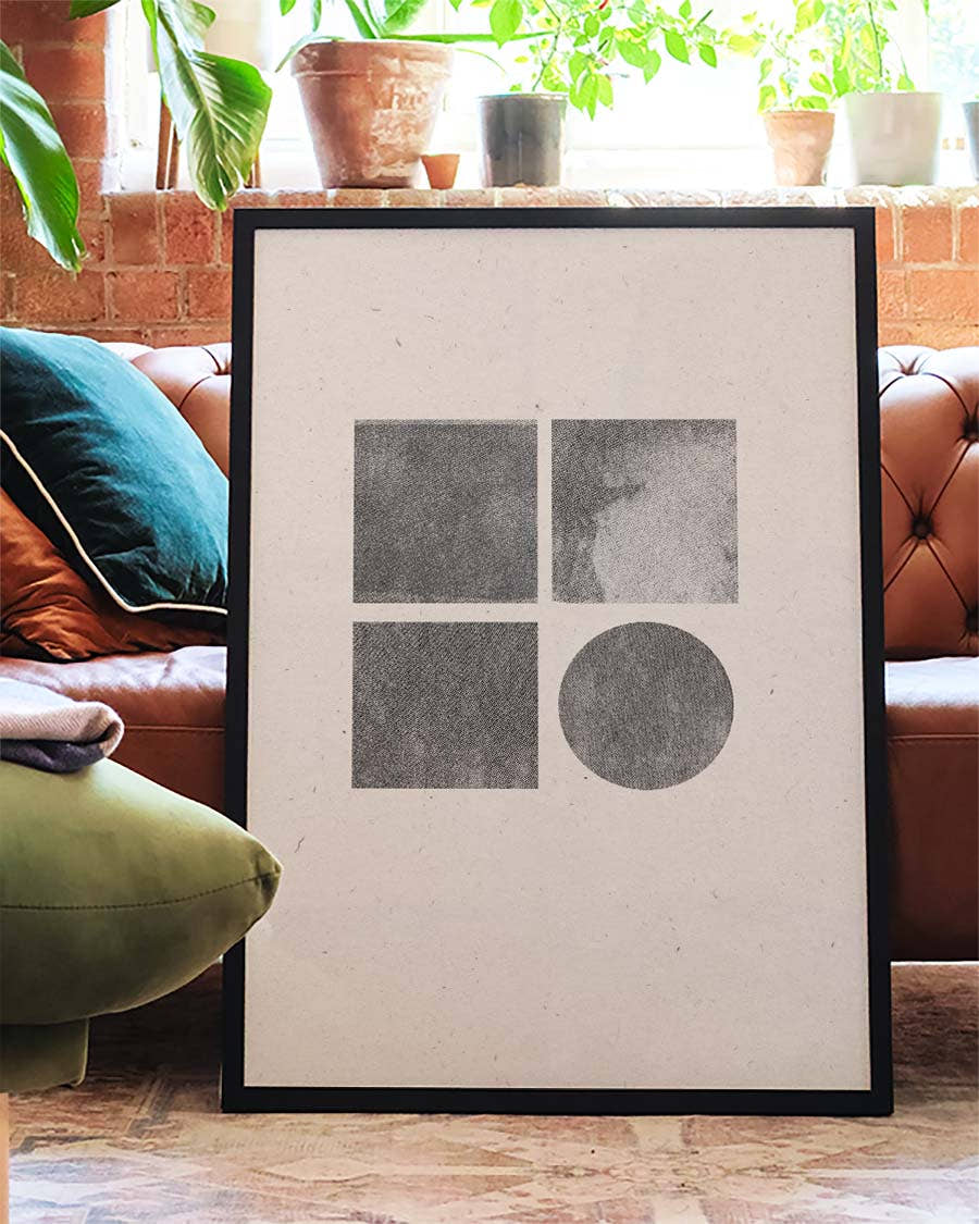 Minimal Geometrisches Raster Poster – Minimal Geometric Grid