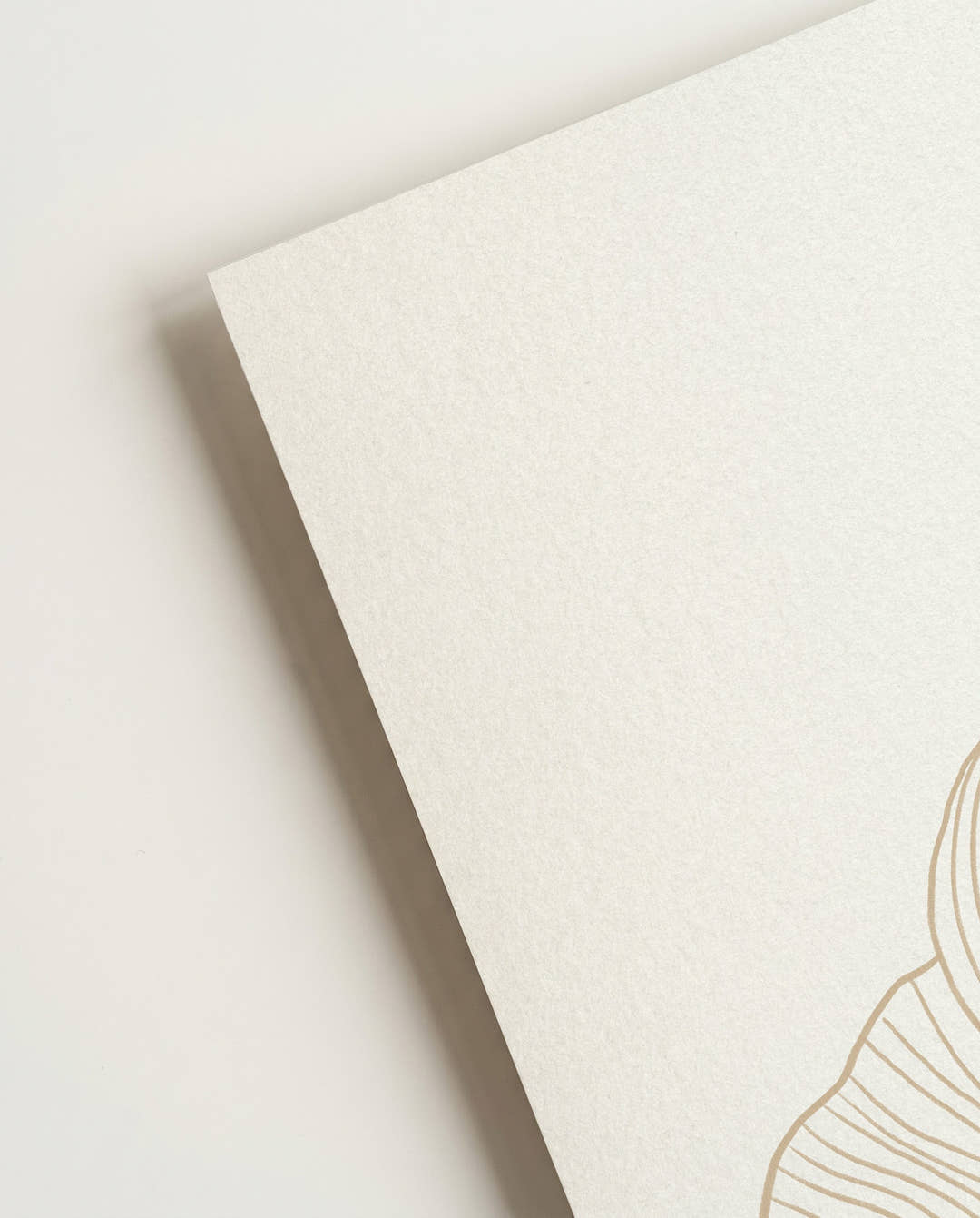 Blatt Dekorationsposter – Minimal Line Art