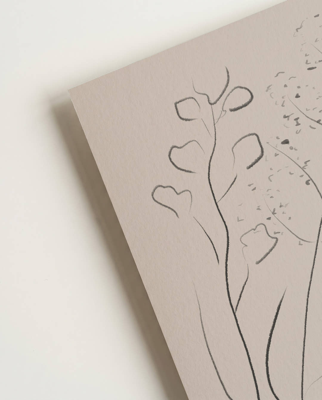 Minimal Botanische Linien Poster – Minimal Line Botanic