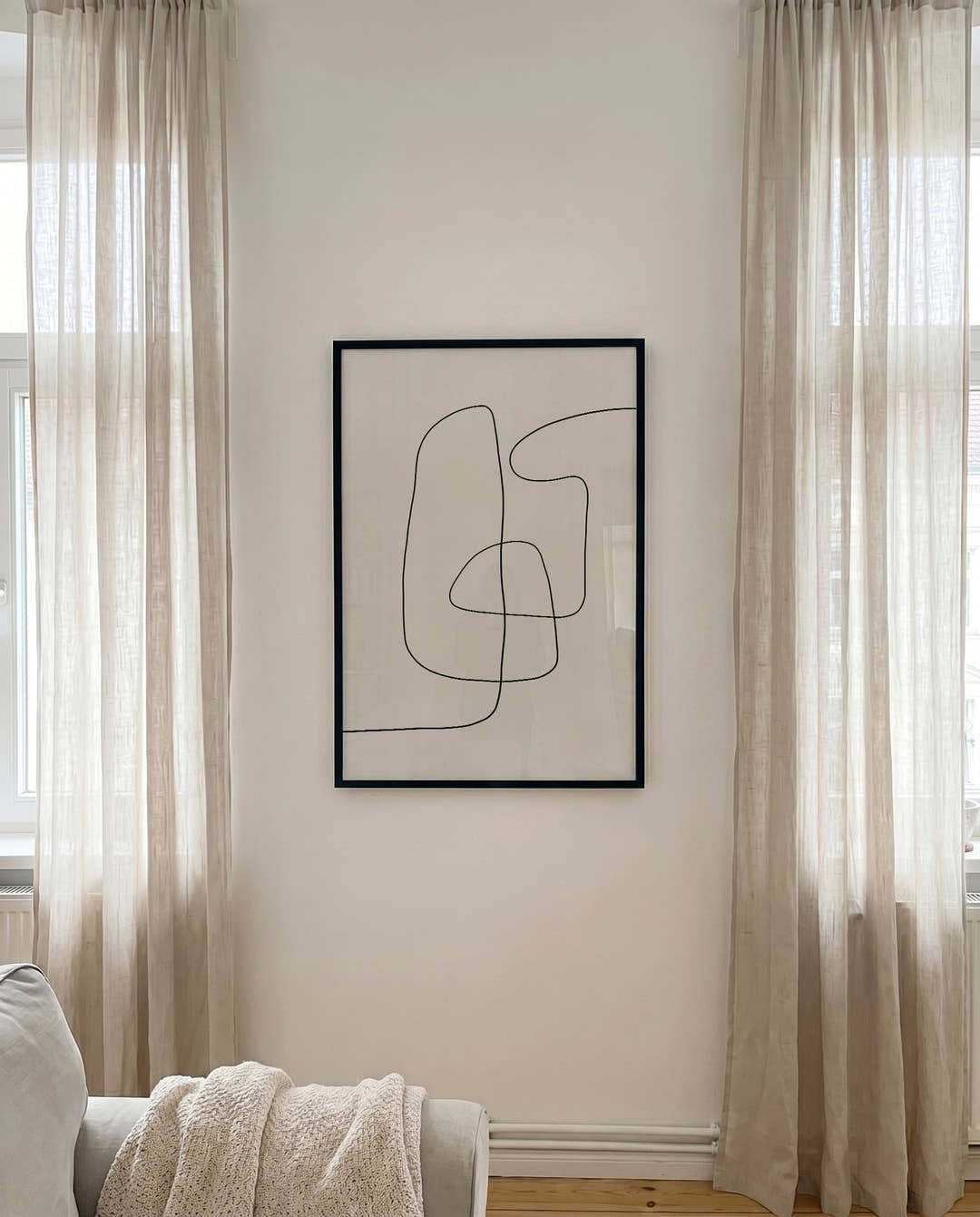 Minimalistisches Linien Poster – Minimal Line Composition