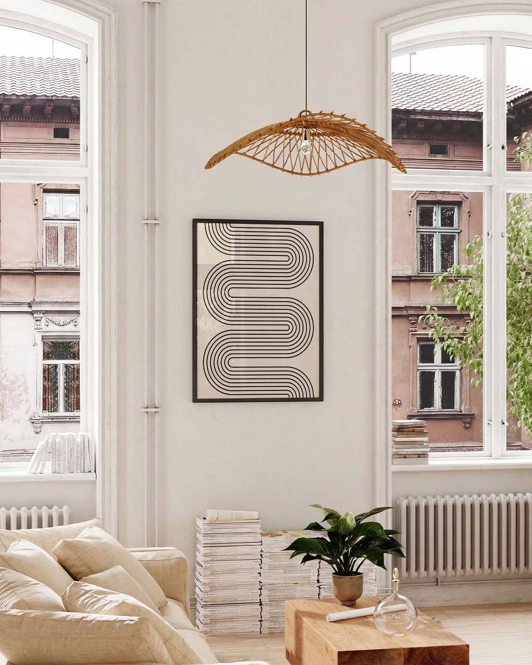 Minimal Line Wave Poster – Minimal Line Wave