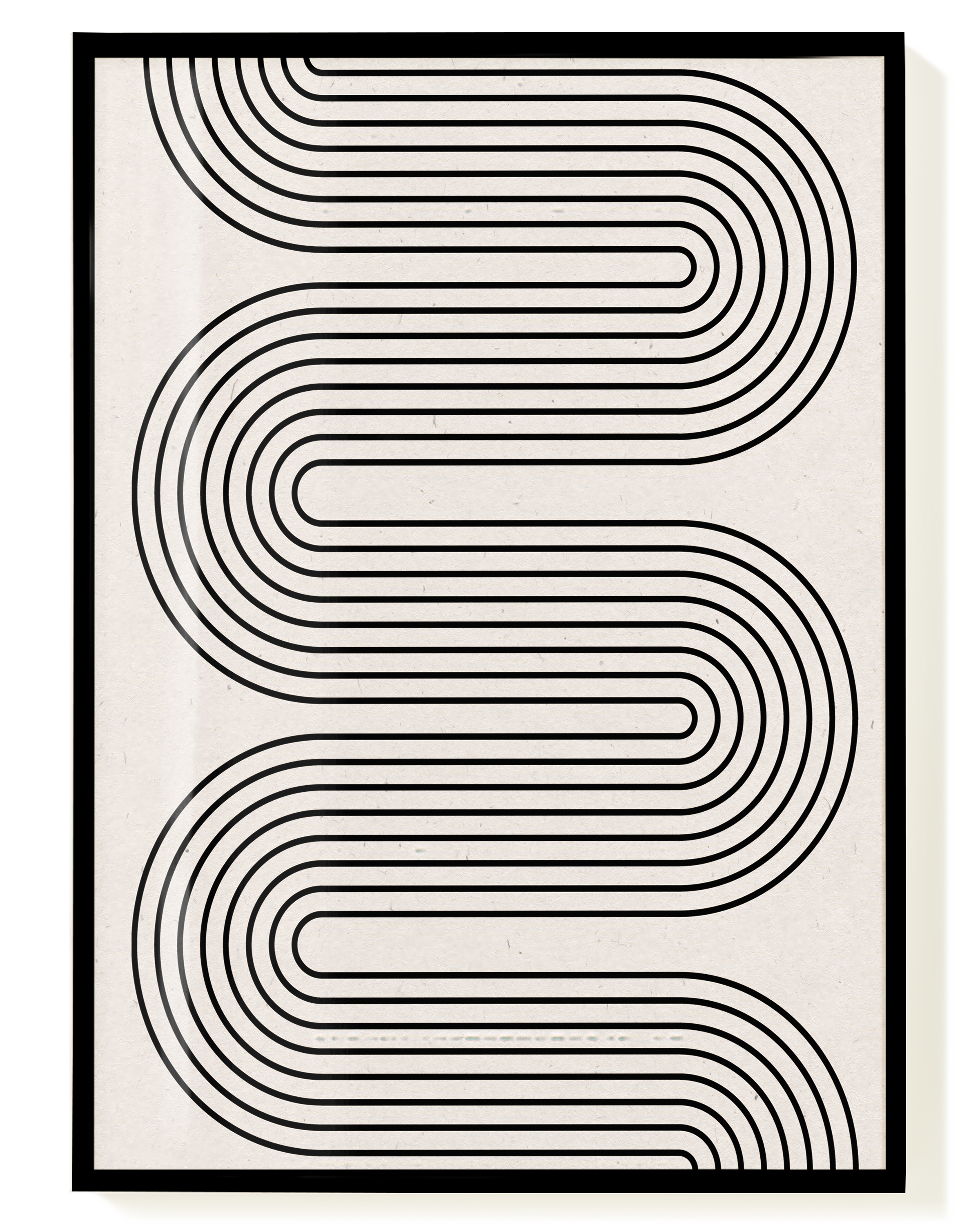 Minimal Line Wave Poster – Minimal Line Wave