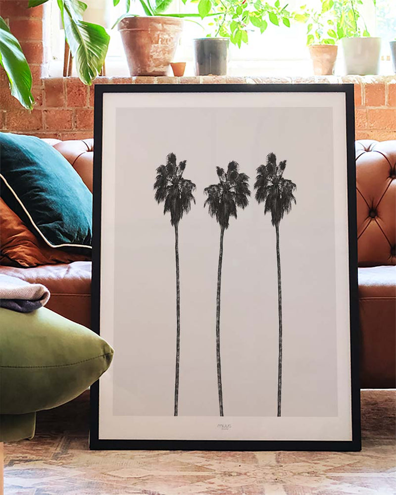 Minimal Palmen Poster – Minimal Palm Trees