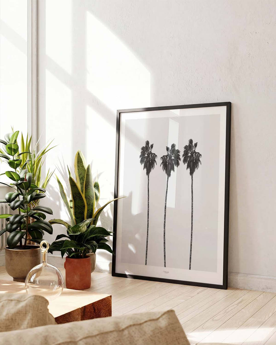 Minimal Palmen Poster – Minimal Palm Trees