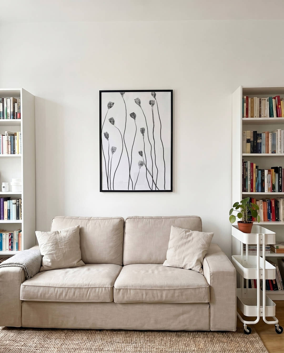 Minimal Samen Stängel Poster – Minimal Seed Stems