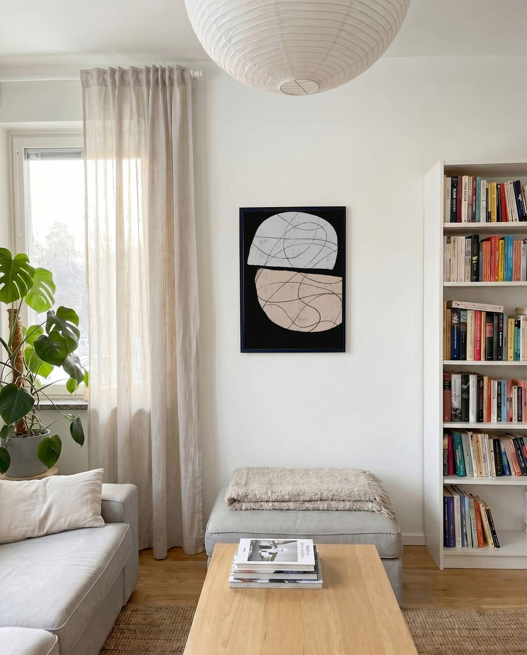 Minimal Stein Komposition Poster – Minimal Stone Composition