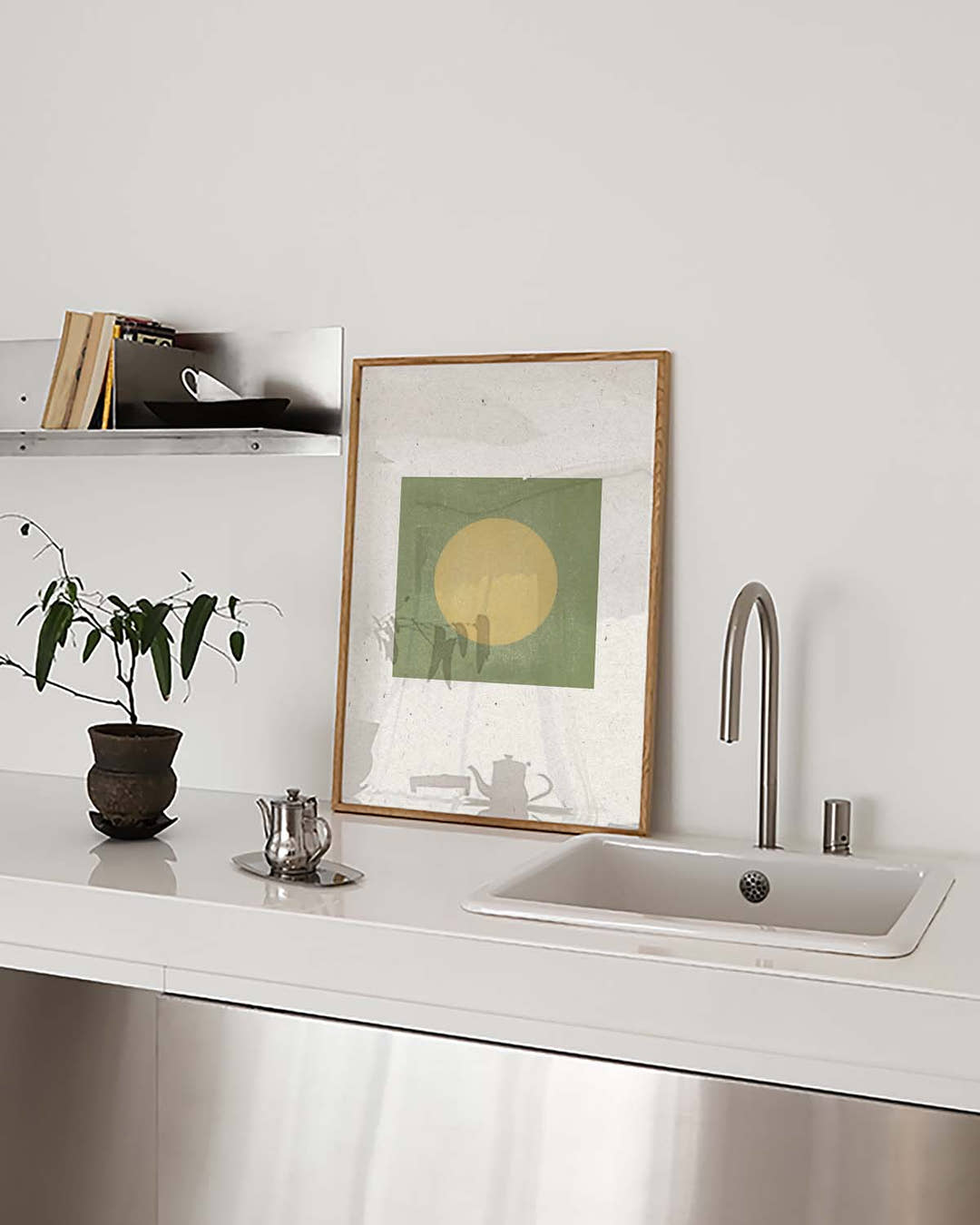 Minimalistisches Sonnen Poster – Minimal Sun Block