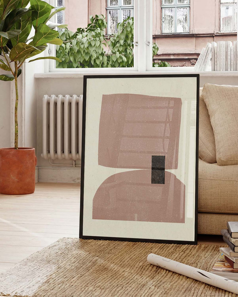 Minimal Terracotta Form Poster – Minimal Terracotta Form