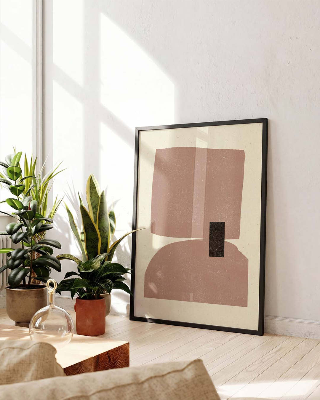 Minimal Terracotta Form Poster – Minimal Terracotta Form