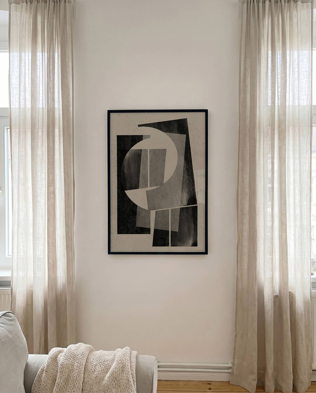 Modernes Abstraktes Collage Poster – Modern Abstract Collage
