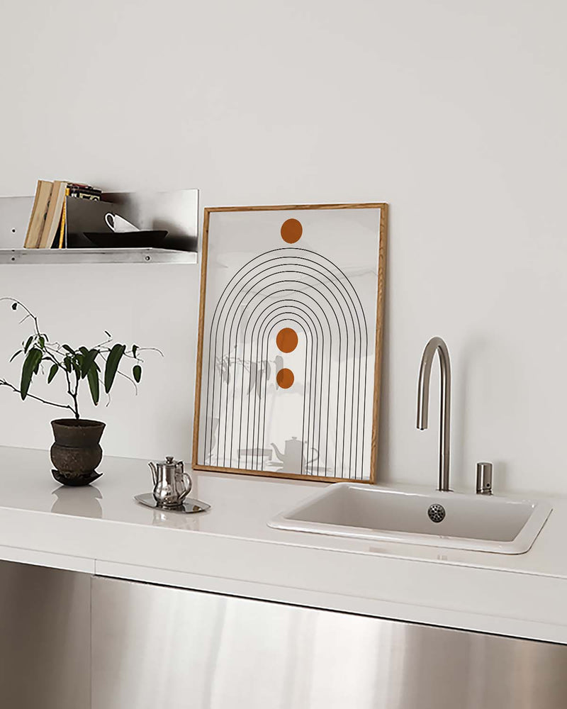 Modernes Bogen Poster – Modern Arch Alignment