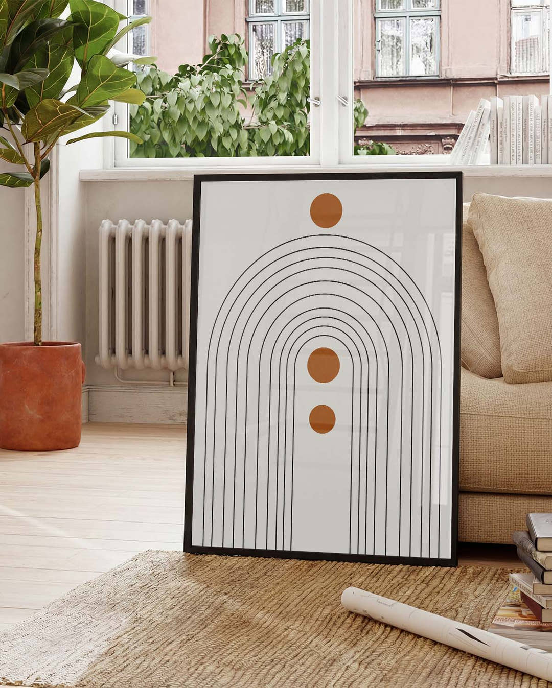Modernes Bogen Poster – Modern Arch Alignment