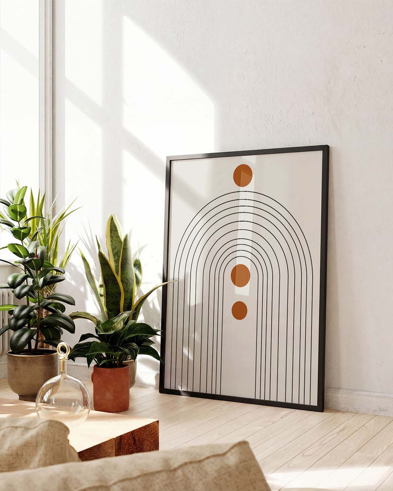 Modernes Bogen Poster – Modern Arch Alignment