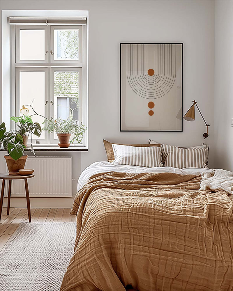 Modernes Punkte Bogen Poster – Modern Arch Dots