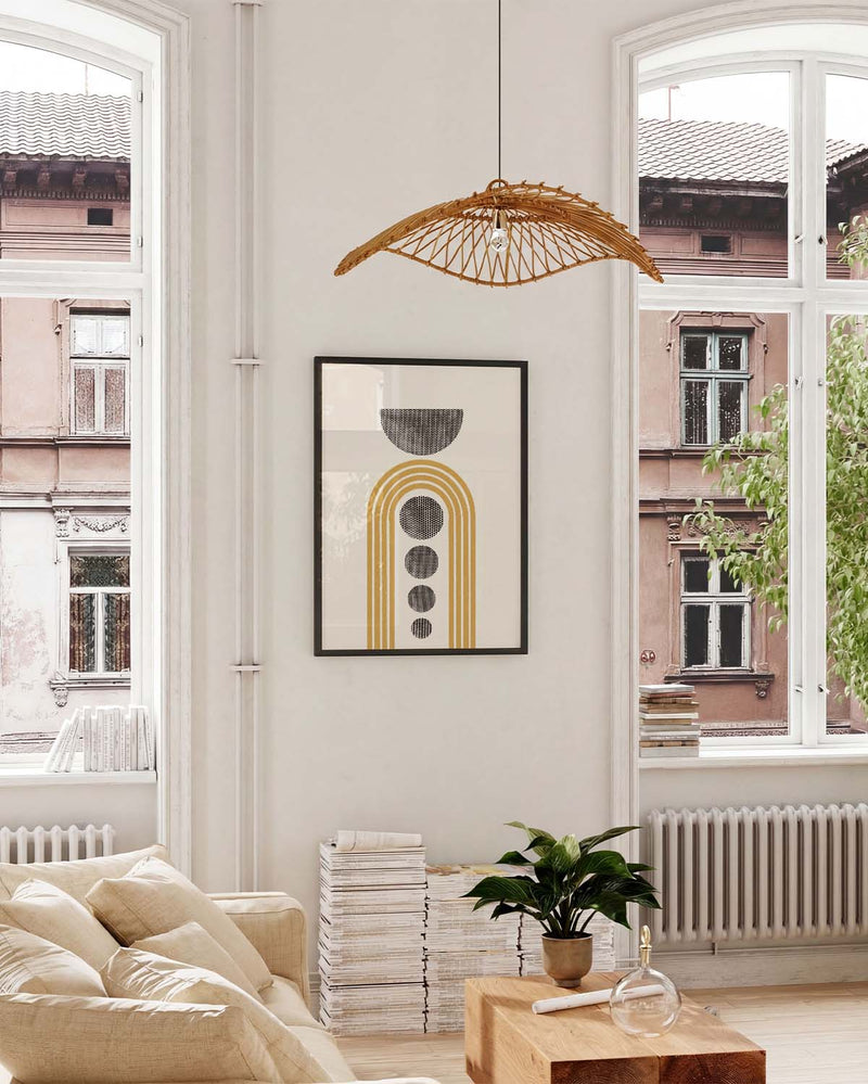 Geometrisches Bogen Poster – Modern Arch Stone