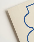 Modernes Blau Outline Poster – Modern Blue Outline Form