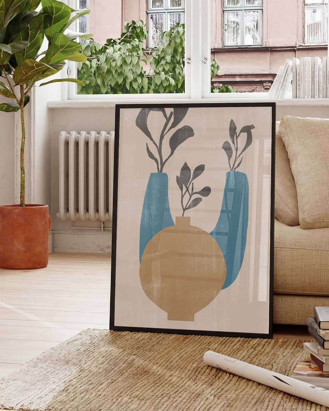 Moderne Botanische Komposition Poster – Modern Botanic Composition