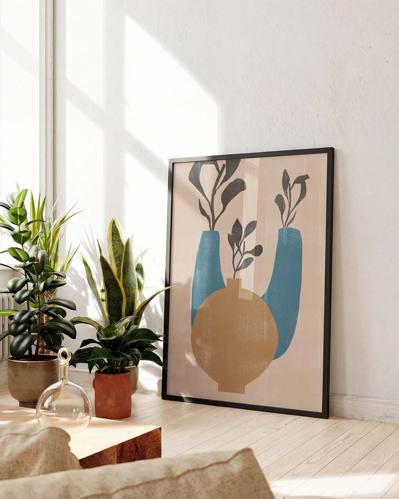 Moderne Botanische Komposition Poster – Modern Botanic Composition