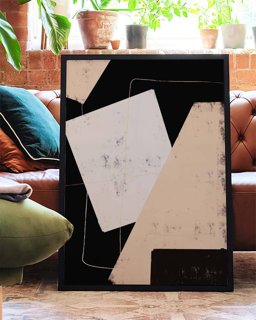Moderne Collage Komposition Poster – Modern Collage Composition