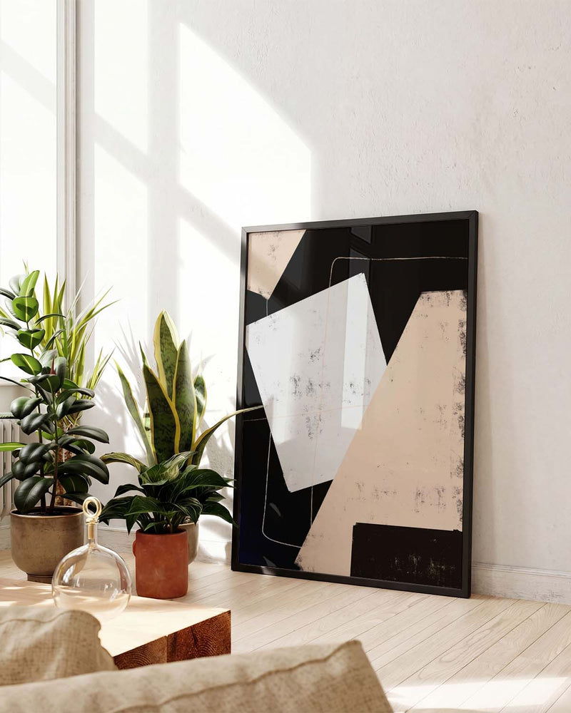Moderne Collage Komposition Poster – Modern Collage Composition