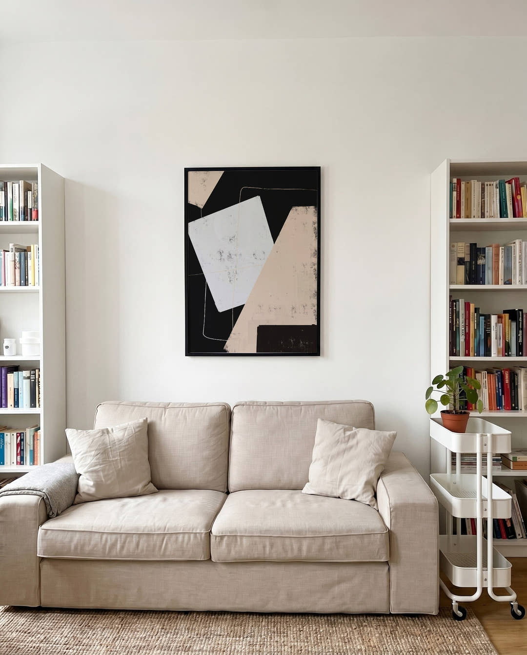 Moderne Collage Komposition Poster – Modern Collage Composition