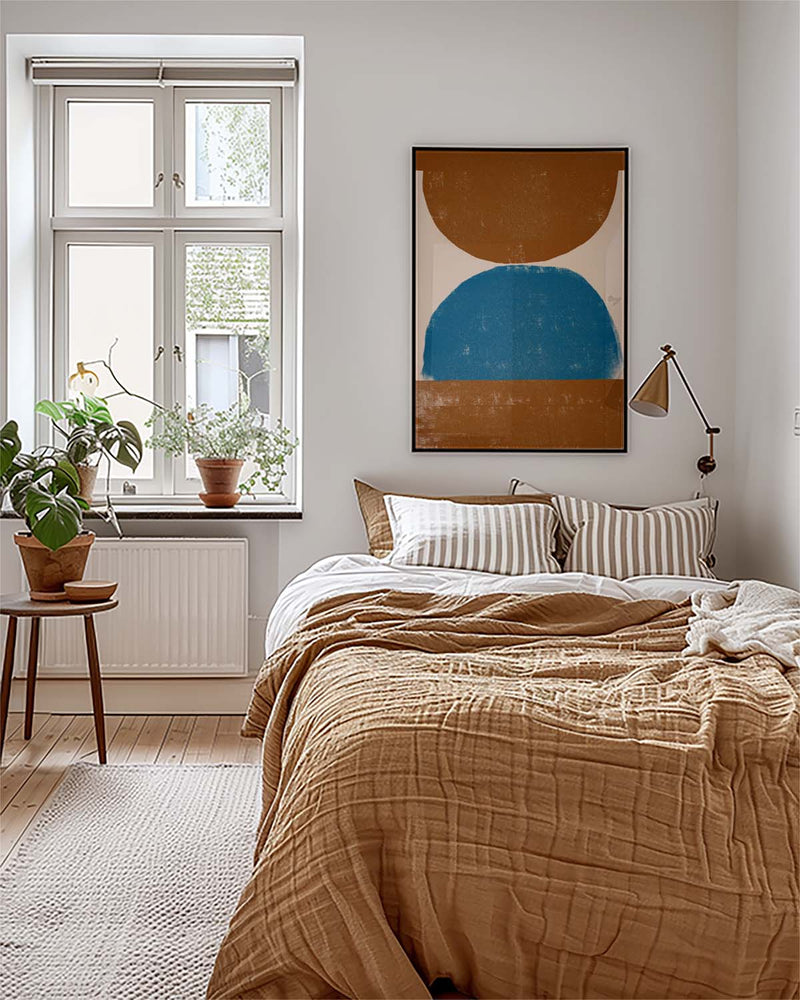 Modernes Farbblock Poster – Modern Color Block Stack