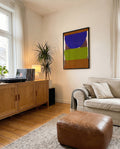 Modernes Farbblock Turm Poster – Modern Color Block Tower