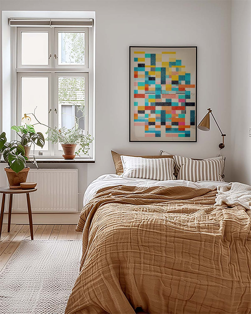 Modernes Mosaik Poster – Modern Color Mosaic