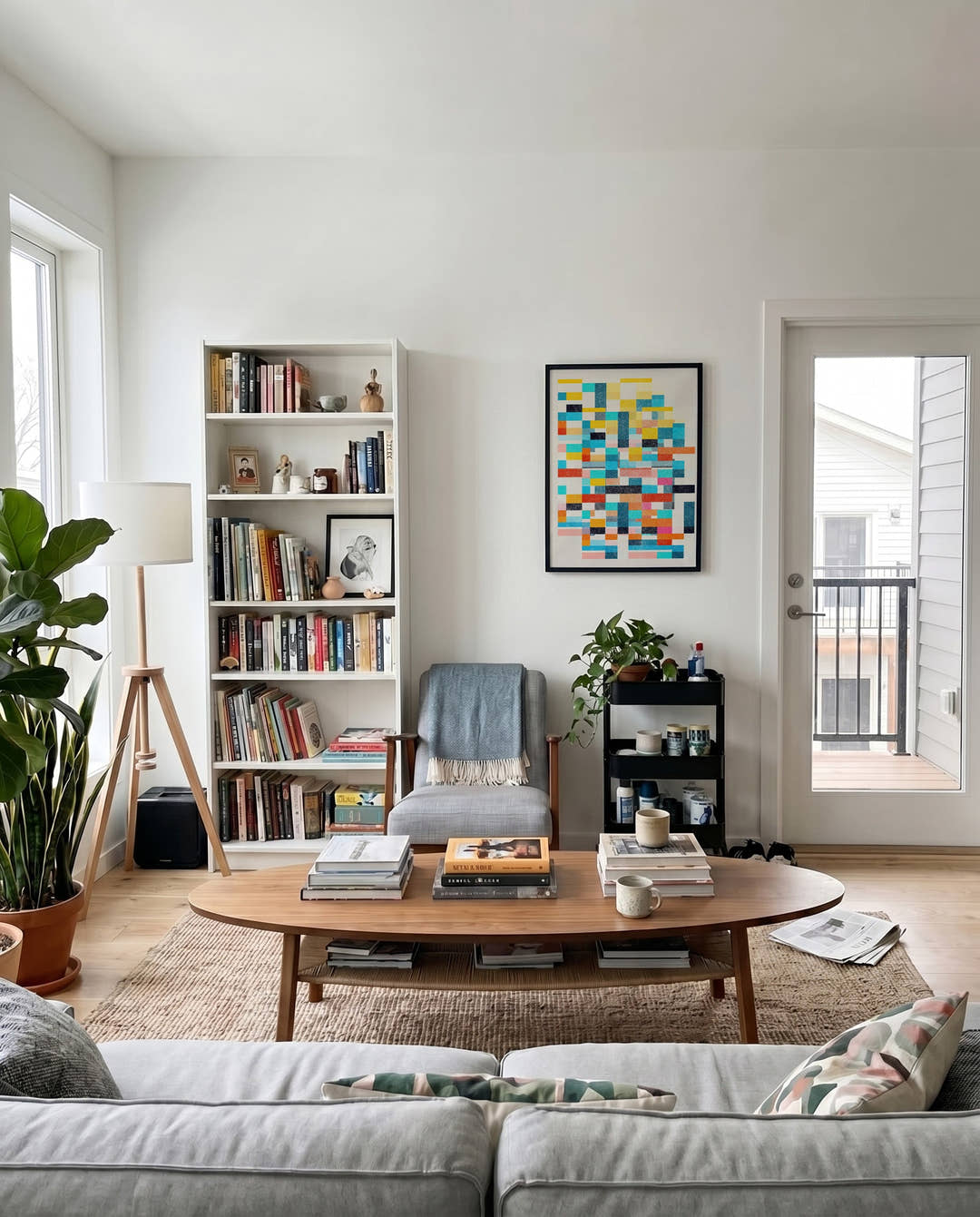 Modernes Mosaik Poster – Modern Color Mosaic
