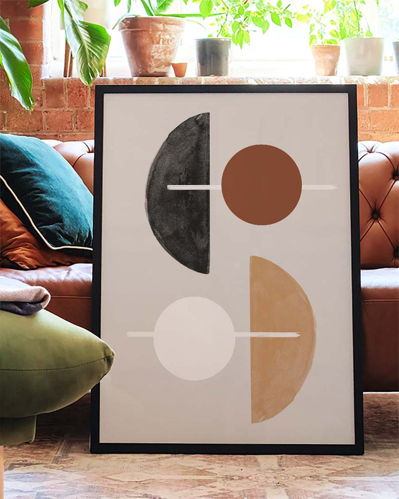 Modernes Geometrie Poster – Modern Geometric Balance