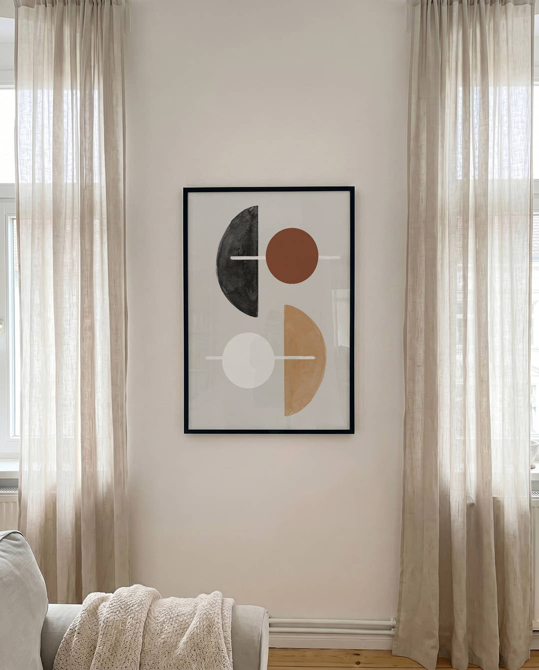 Modernes Geometrie Poster – Modern Geometric Balance