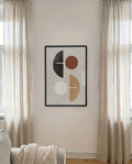 Modernes Geometrie Poster – Modern Geometric Balance