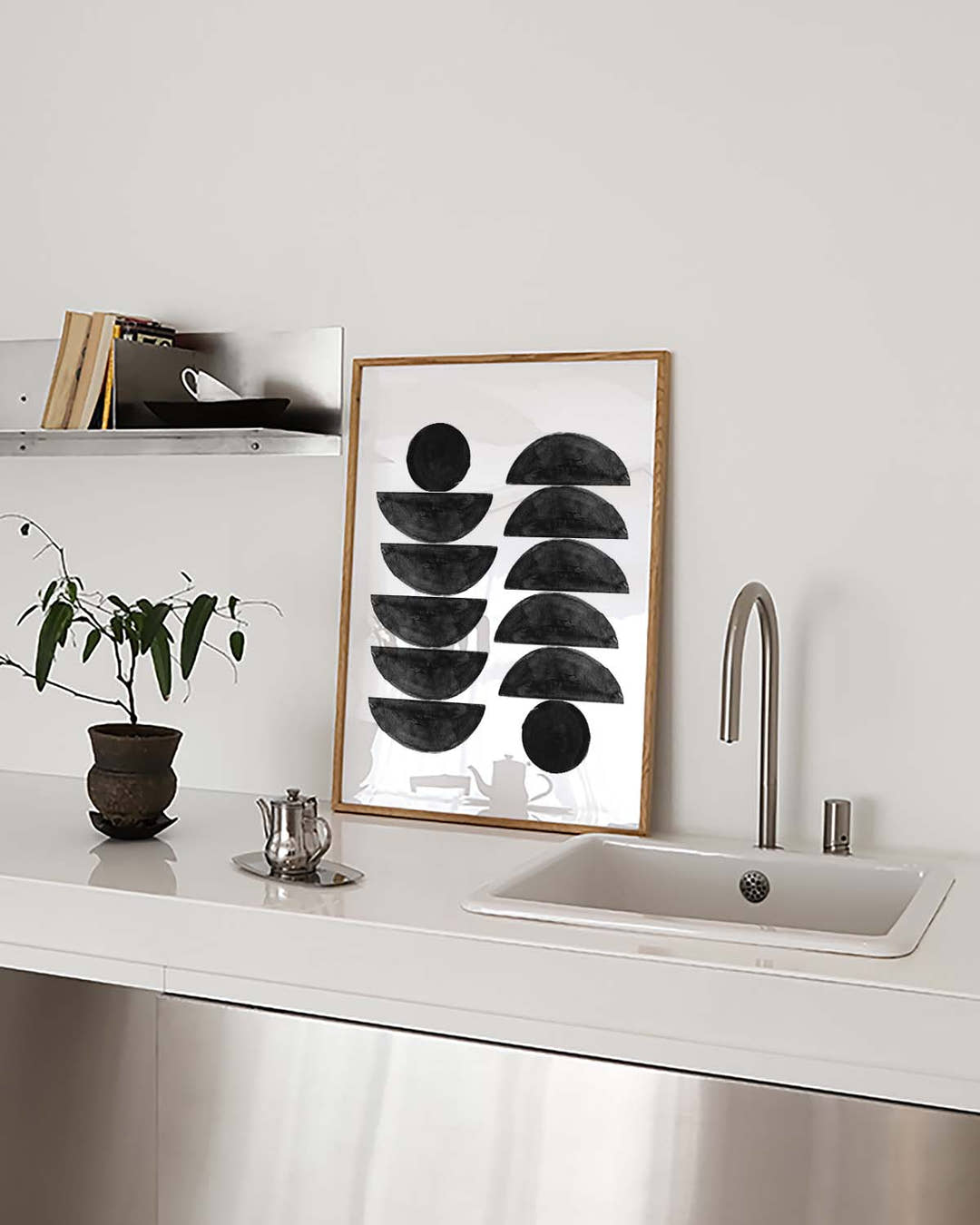 Modernes Geometrisches Muster Poster – Modern Geometric Pattern
